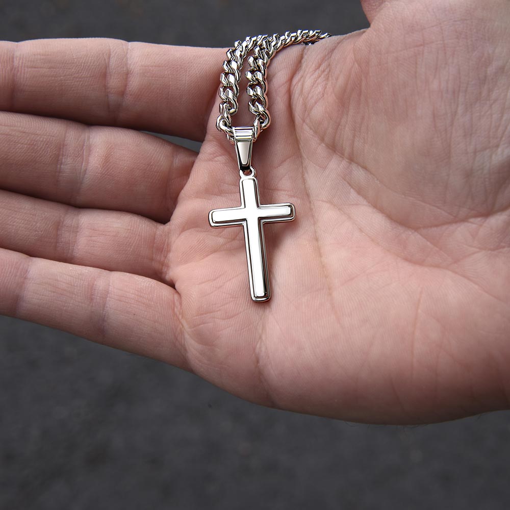 Gift For My Son-Cross Necklace.